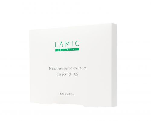 Косметологический Маска для закриття пор "Maschera per la chiusura dei pori Lamic cosmetici pH 4.5", 80ml магазин Numb Market